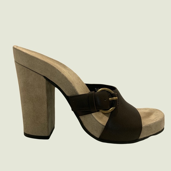 Miu Miu Leather & Suede Mules/Sandals (Sz.36) - Picture 1 of 3
